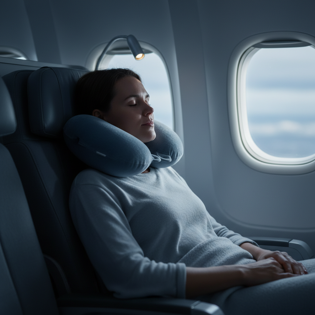 Head Support vs. Neck Support: What Airplane Sleeping Actually Needs from a Travel Pillow