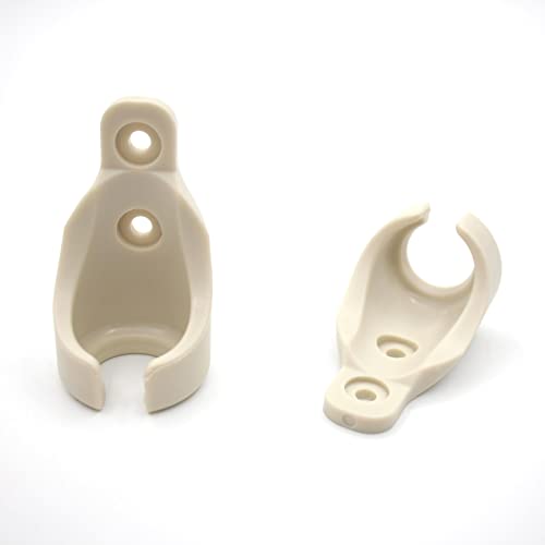 Universal Bungee Kit Parts for Sun Shades Blackout Roller up Blinds (6 Circle Receiver, Beige) - view 4