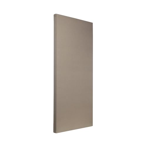 Sound Absorbing Acoustic Panel with Sona Fabric, NRC 1.0, Fire Rated, 24" x 48" x 2" (Latte)