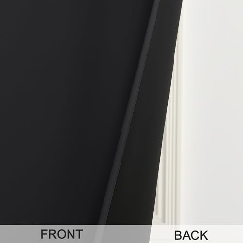 100% Blackout French Door Curtains, Classroom Privacy Window Shade - view 7