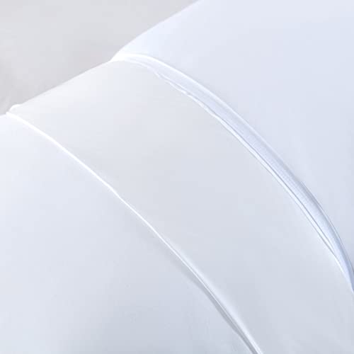 4 Pack Waterproof Feather Proof Pillow Protectors Standard Size - view 6