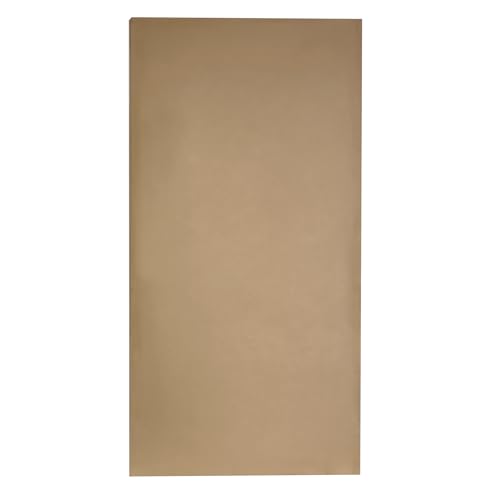 Microsuede Acoustic Panel 24" x 48" x 4" Square Edge (Camel)