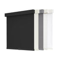 Cordless Blackout Roller Shades, 20" W x 72" H, Black