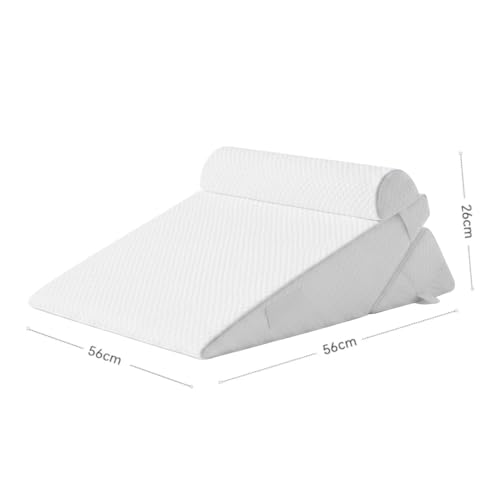 3PCS Bed Wedge Pillow Set for Sleeping – Adjustable Memory Foam Wedge Pillows for Head, Back & Leg Support – Multi Position Cushion System for Reading, Relaxing & Elevated Comfort in Bed - view 4
