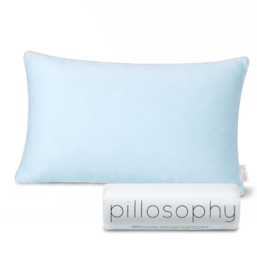 Original Adjustable Loft Pillow • Gel-Infused Shredded Memory Foam Fill • Dual-Sided Washable Cooling Cover • Perfect for Back, Side, Stomach Sleepers (1, Queen (20" x 30"))