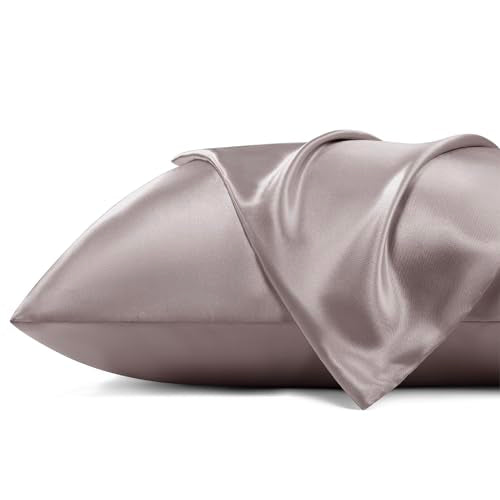 Satin Pillowcase with Zipper, Pillow Cases Queen Size Set of 2 - view 6