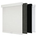 Blackout Roller Shades for Windows - Cordless Linen Fabric Roller Blinds, Thermal Insulated, UV Protection, Custom Window Shades for Home, Office, Bedroom, Cream, 34" W x 64" H