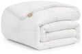 Devon Queen Comforter, Quilted Duvet Insert Alternative, White