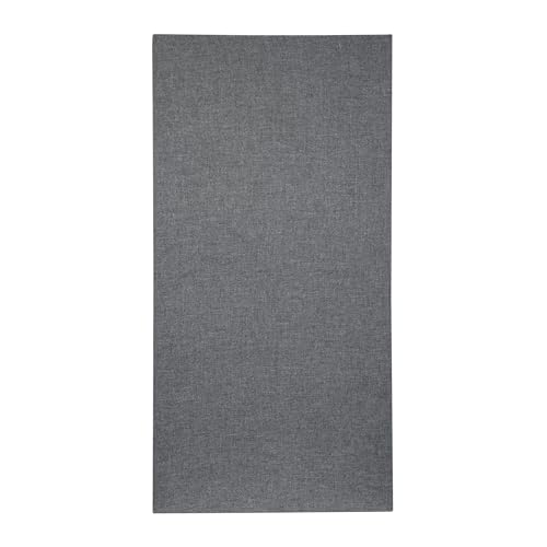 Sound Absorbing Acoustic Panel with Sona Fabric, NRC 1.0, Fire Rated, 24" x 48" x 2" (Charcoal) - view 2