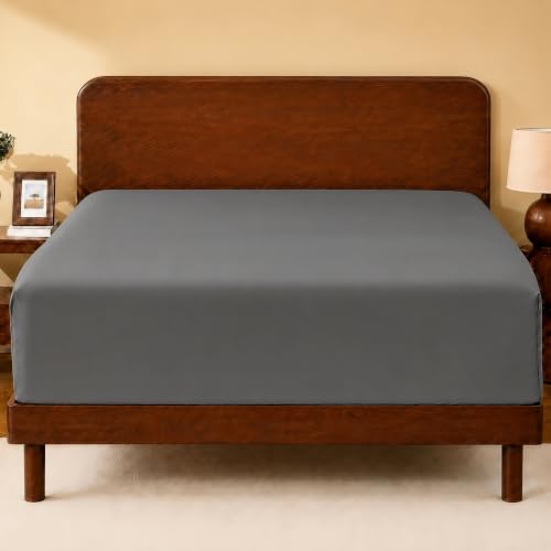 King Fitted Sheet & Two Pillowcases, Stay Put & Soft - Light Beige - view 6