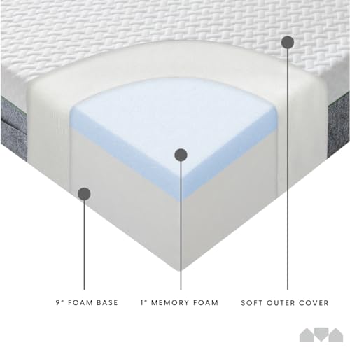 10-Inch Memory Foam Queen Size Mattress, Pressure-Relieving - Firm Memory Foam Mattress, Best Mattress for Classic Comfort, Restful Sleep - Soft Memory Foam Mattress - view 4