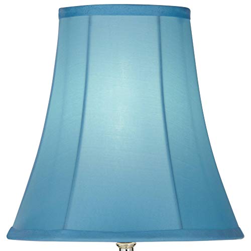 Bohemian Blue 21" High Table Lamp Glass Teal Stacked Traditional Colored - view 3
