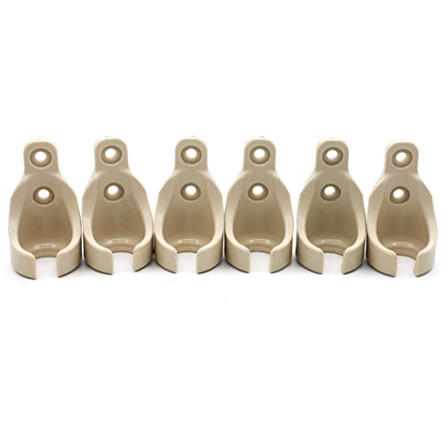 Universal Bungee Kit Parts for Sun Shades Blackout Roller up Blinds (6 Circle Receiver, Beige) - view 2