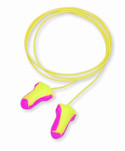 By Honeywell Laser Lite High Visibility Disposable Foam Earplugs, 100-Pairs, Pink/Yellow, LL-30 - view 2