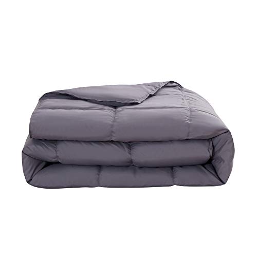 Plush Down Alternative Comforter Queen - Gray Duvet Insert with Corner Tabs - All-Season Hypoallergenic Comforter Reversible - 100% Plush Down Alternative Fill - Queen, Gray - view 3