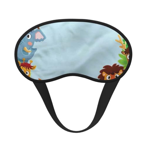 Sleep Mask Blackout, Soft Satin Fabric & Adjustable Strap