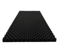 1 Pack Egg Crate Foam Sound Proof Foam Panels for Walls,48''X24''X2'' inch Acoustic Panels, high-Density Fireproof soundproof Wall Panels, Professional Acoustic Treatment (Black)