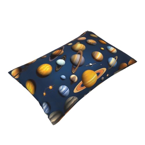 12x18-Inchsolar System Planetsprinted Throw Pillow Cover—Soft and Comfortable—Suitable for Sofas, Bedrooms, Cars, and Home Decor. - view 3