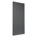 Sound Absorbing Acoustic Panel with Sona Fabric, NRC 1.0, Fire Rated, 24" x 48" x 2" (Charcoal)