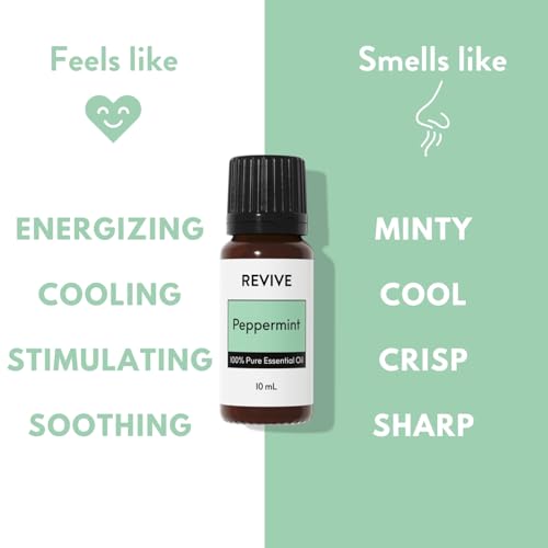 Peppermint Essential Oil by Revive Essential Oils - 100% Pure Therapeutic Grade, for Diffuser, Humidifier, Massage, Aromatherapy, Skin & Hair Care - view 4