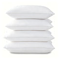 Pillows Standard Size Set of 4, Hotel Quality Bed Pillows for Sleeping 4 Pack, Cooling Pillows for Side Back and Stomach Sleepers, Down Alternative Soft Pillows with 100% Organic Cotton Shell, 18"x26"