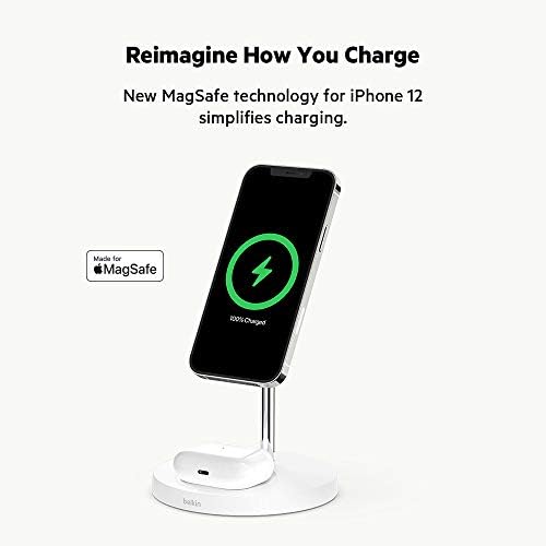 MagSafe 2 in 1 Wireless Charging Stand, Fast Charger (Renewed) - view 2