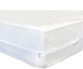 Soft Micro Polyester Cot Size Breathable Comfort Mattress Bed Bug Protector Fits Camp Size Matteress 31"X75" White