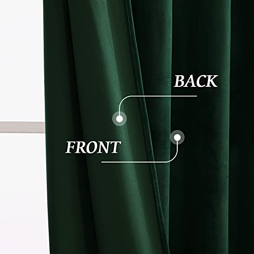 Extra Long Velvet Curtains 120 inches Long, High Ceiling Curtains - view 6