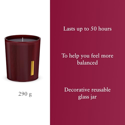 Scented Candle from The Ritual of Ayurveda - with Indian Rose and Sweet Almond Oil - Up to 50 Hours Burn Time - 290g - view 3