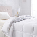 White Down Alternative Comforter and Duvet Insert with Corner Tabs, Machine Washable, Full/Queen, All-Season