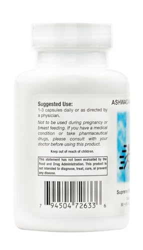 Supreme Nutrition Ashwagandha Supreme, 90 Pure Ashwagandha Vegetarian Capsules - view 2