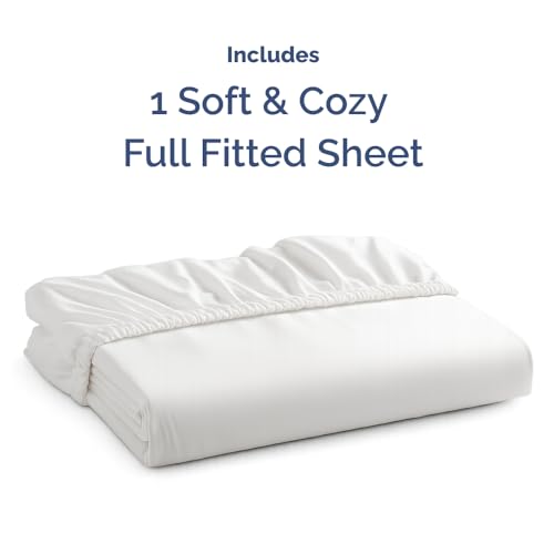 Full Fitted Sheet - Single Fitted Sheet Only - 8-16" Deep Pockets - White - view 4