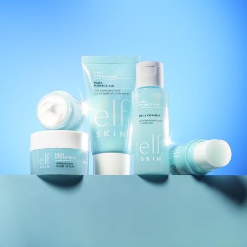 E.l.f. SKIN Holy Hydration! Jet Set Hydration Kit, Travel Friendly Hydrating Skincare Set, Face Cleanser, Balm, Moisturizer, Eye Cream & Night Cream, Vegan & Cruelty-Free - view 2