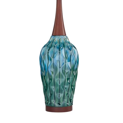Rocco 30" Large Table Lamp Blue Ceramic Teal - view 6