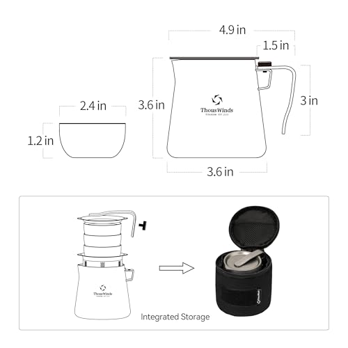 Titanium Tea Set, Portable Kung Fu Tea Pot with 3 Tea Cups, Double-layer Teapot with Strainer, Lightweight Tea Make for Outdoor Camping Backpacking Coffee - view 6