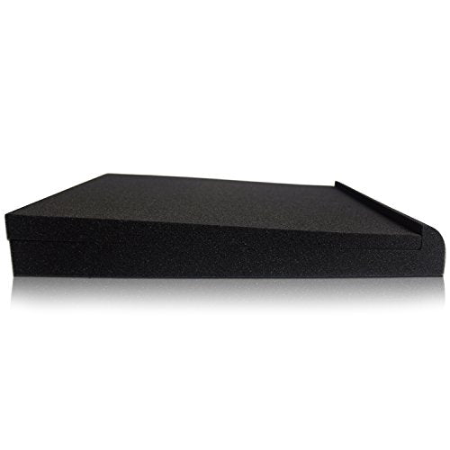Studio Monitor Isolation Pads - Suitable for 6.5"- 8" inch Speakers - Large Isolation Pads Fit Most Desktops - High-Density Acoustic Isolation Foam - Angled Speaker Foam Stand - 2 Speaker Pads - view 7