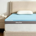 California King Mattress Topper 3-Inch: 2 Firmness Firm & Medium Firm