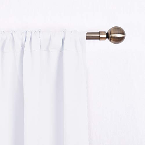 Kitchen Curtain, Pure White, 34W x 48L - view 4