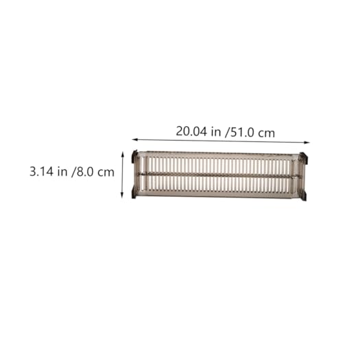 Retractable Drawer Divider 2 Sets Plastic Expandable Space Saving - view 2