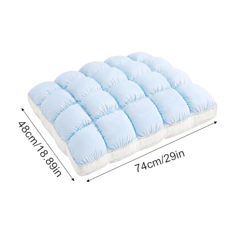 Marshmallow Sleep Pillow, Breathable Cloud Grid, Soft Supportive - view 6