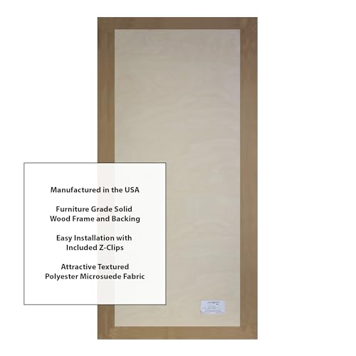 Microsuede Acoustic Panel 24" x 48" x 4" Square Edge (Camel) - view 6
