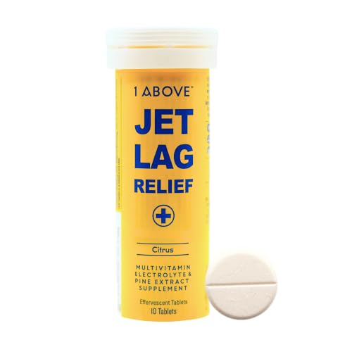 Jet Lag Relief Tablets, Citrus-Flavored, 10 Tablets