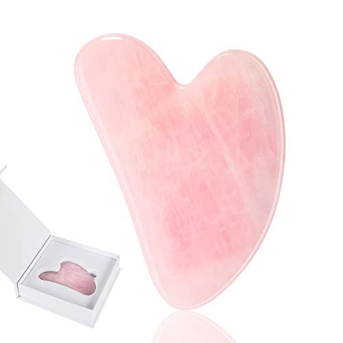 Gua Sha Facial Tool,Natural Jade Stone Guasha Board for SPA,Gua Sha Scraping Massage Tool for Women
