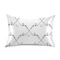 Satin Pillowcase for Hair and Skin, Sport Golf Clubs Ball Bag Silky Pillow Case Body Pillow Covers Standard Size with Envelope Closure