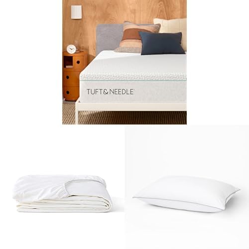Original Hybrid Medium Cal King Mattress, Protector, Pillows