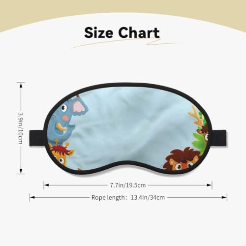 Sleep Mask Blackout, Soft Satin Fabric & Adjustable Strap - view 3