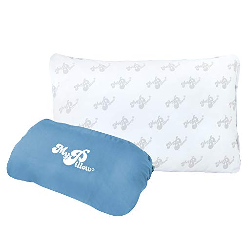 Multi-Use Travel Pillow Compact Pillow for On-The-Go Comfort and Sleeping, Portable, Compact, Washable Pillow for Adult and Kids Neck Support [Blue Sage] - view 4