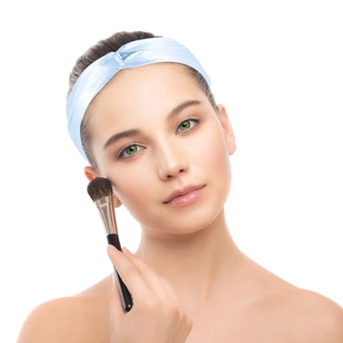 Silk Sleep Mask Set with Headband and Pouch, 3 Piece Eye Cover Kit - view 4