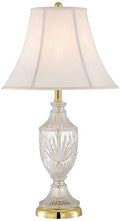 Jeannie 26 1/2" Tall Table Lamp Gold Brass Traditional Cut Clear Glass Urn