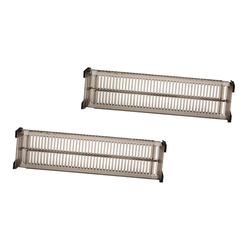 Adjustable Retractable Drawer Divider 2 Sets Plastic Organizer